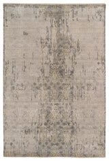 Amer Rugs Pearl PEA-2 Light Gray Gray Hand-knotted - 9'x12' Rectangle Area Rug