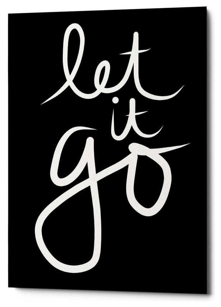 Epic Graffiti "Let It Go" by Linda Woods, Giclee Canvas Wall Art, 18"x26"