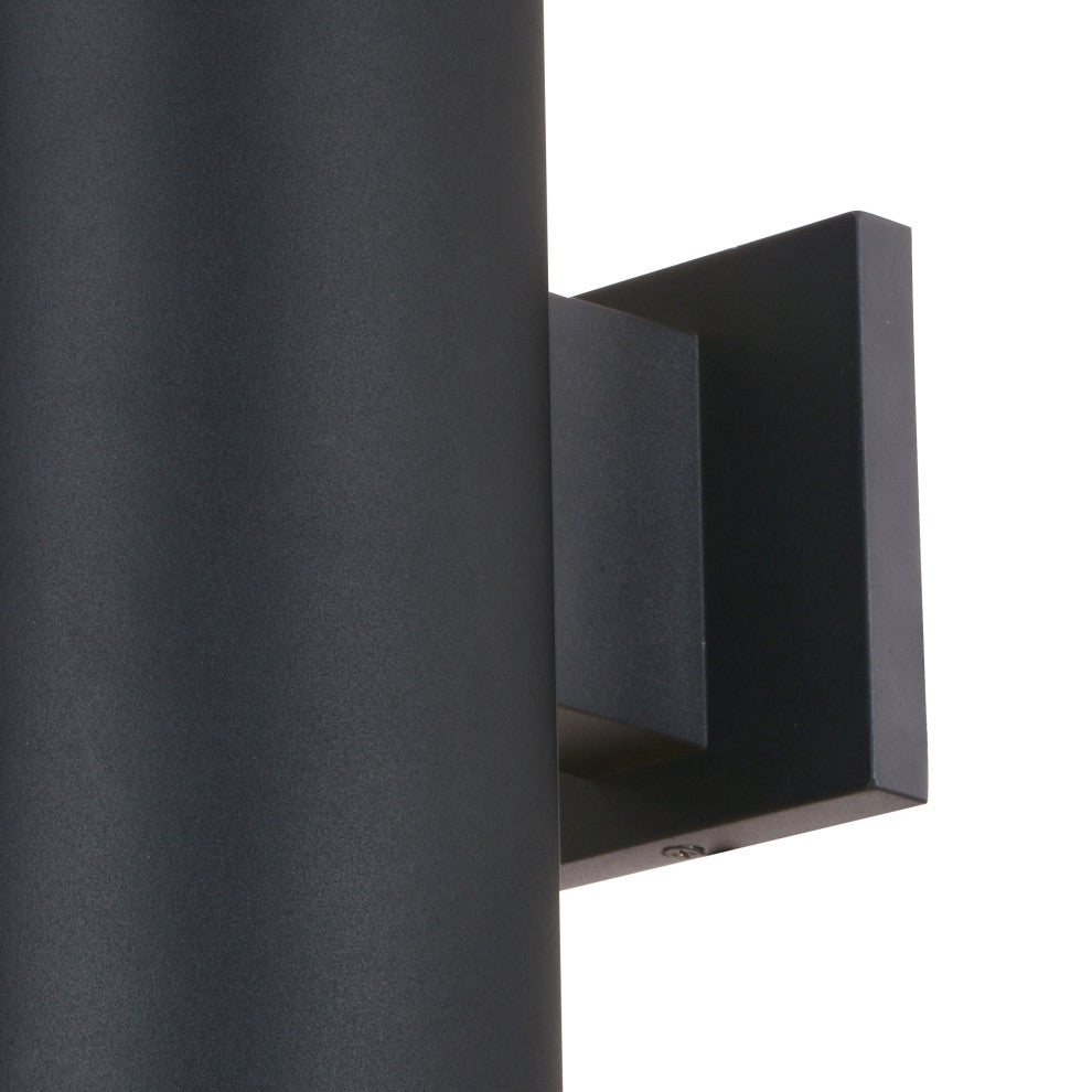 Chiasso 2 Light 20"H Outdoor Wall Light Textured Black