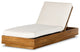 Kinta Outdoor Chaise Lounge-Ntrl-Fsc