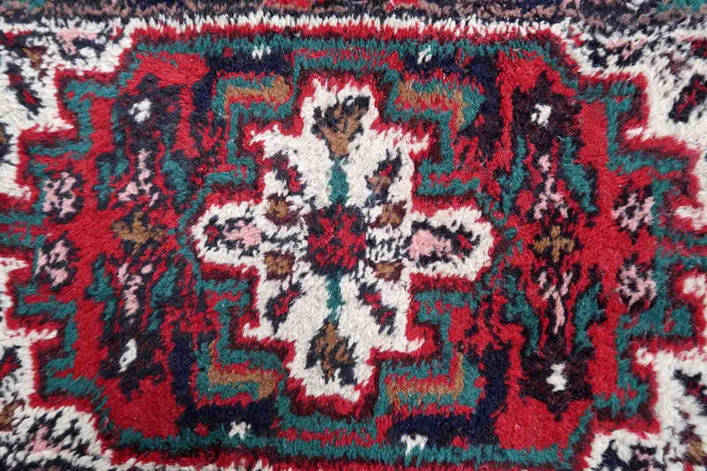 Handmade Vintage Persian Hamadan Mat 1.4'x2', 43cmx63cm, 1970s