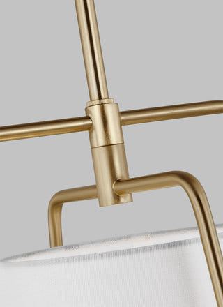 Allis One Light Pendant, Satin Brass
