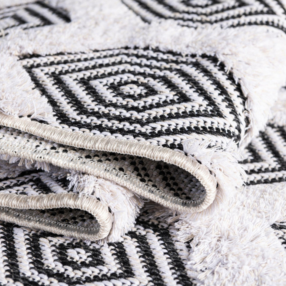 Unique Loom Sabrina Soto Casa Havana Area Rug, Black, 6' 4 X 9' 0 Rectangular