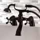 Kingston Brass Clawfoot Tub Faucet With Hand Shower, Oil Rubbed Bronze