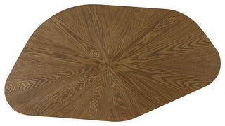 Roche Coffee Table, Brown Ash, Height: 11.4