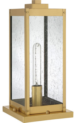 Quoizel WVR9106 Westover 16" Tall Outdoor Pier Mount Post Light - Earth Black