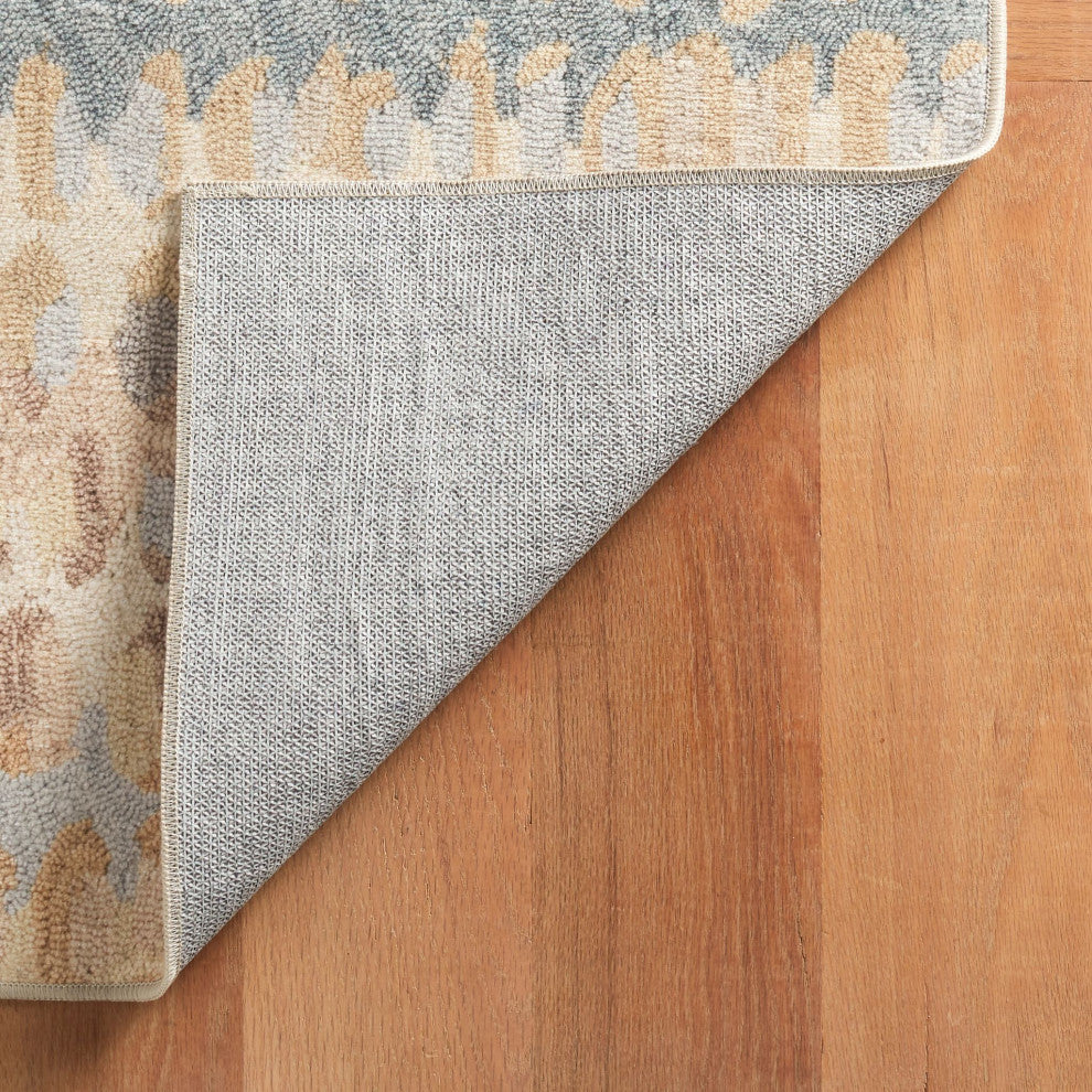 Dash & Albert Paint Chip Natural Machine Washable Rug, Multi, 5' x 8'