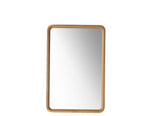 Vela Mirror, Pecan Oak, 24"