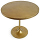 Brass Finish Round Bistro Table