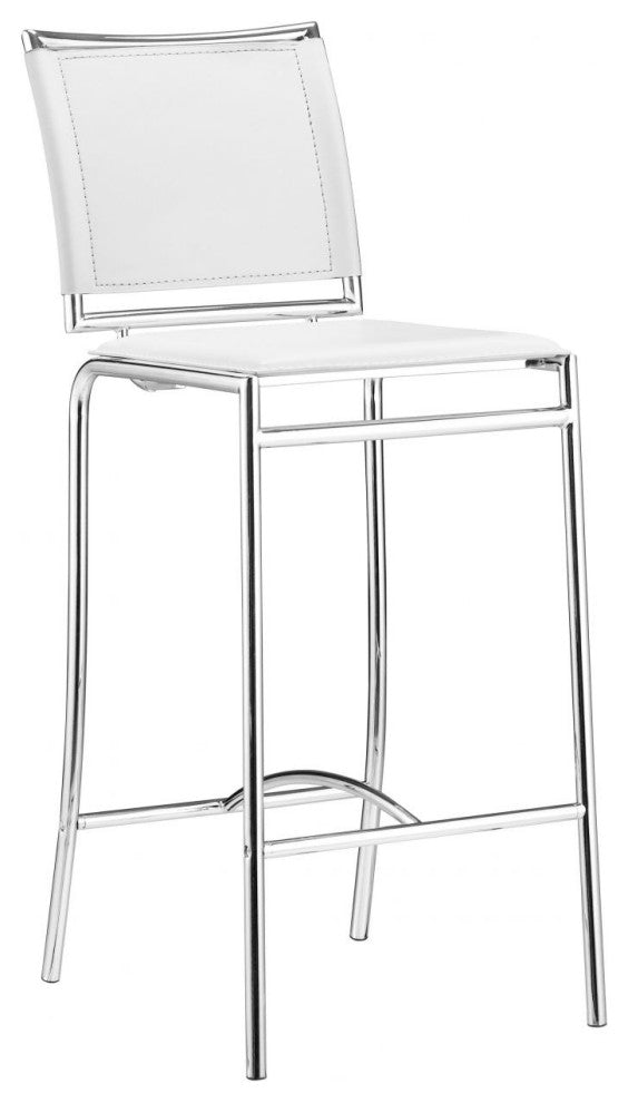 Soar Bar Chair, Set of 2 White