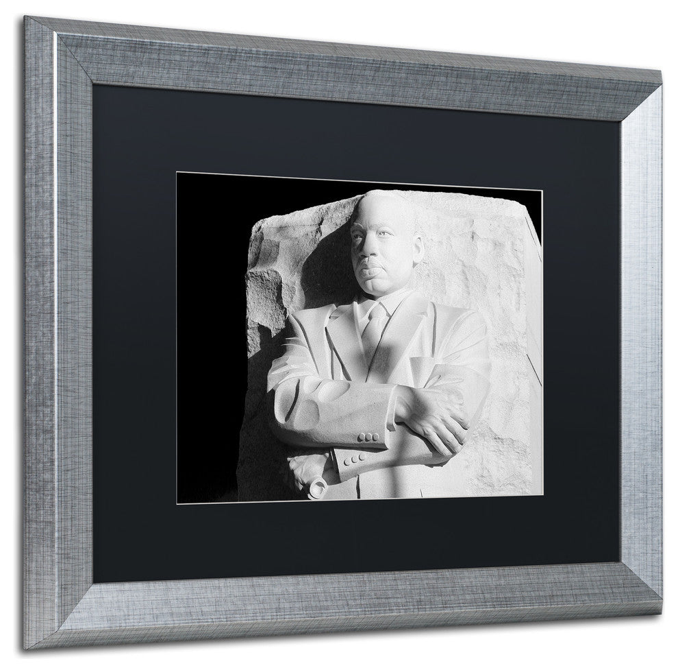 CATeyes 'MLK Memorial' Matted Framed Art, Silver Frame, Black Mat, 20x16