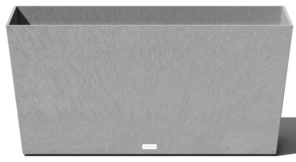 Midori Trough Planter, Grey, 39 Inch, 1 Pack