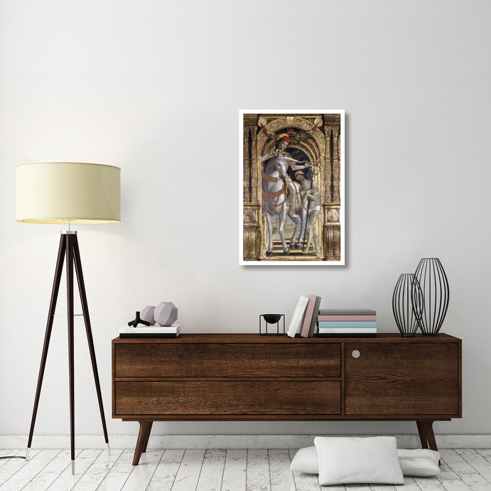"Madonna and Child, From The Polyptych of Saint Martin" Paper Art, 26"x38"