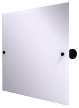 Sag Harbor Frameless Landscape Beveled Edge Tilt Mirror, Matte Black