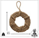 Jute Braided Rope Wreath