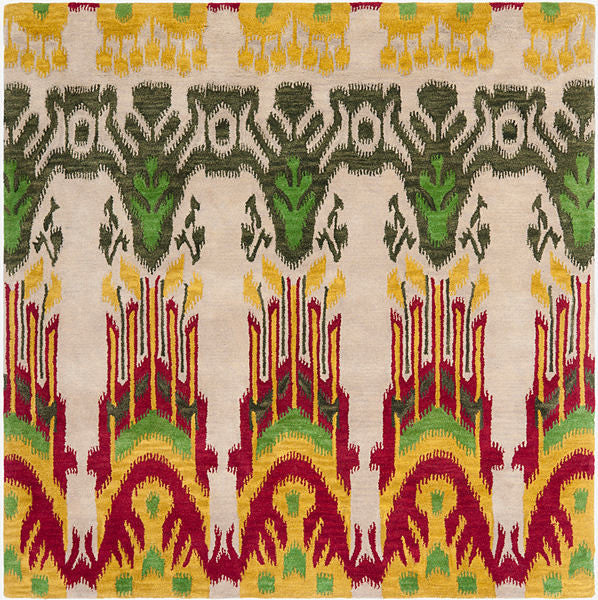 Safavieh Ikat Ikt464A Beige, Yellow Area Rug, 2''x8'' Runner