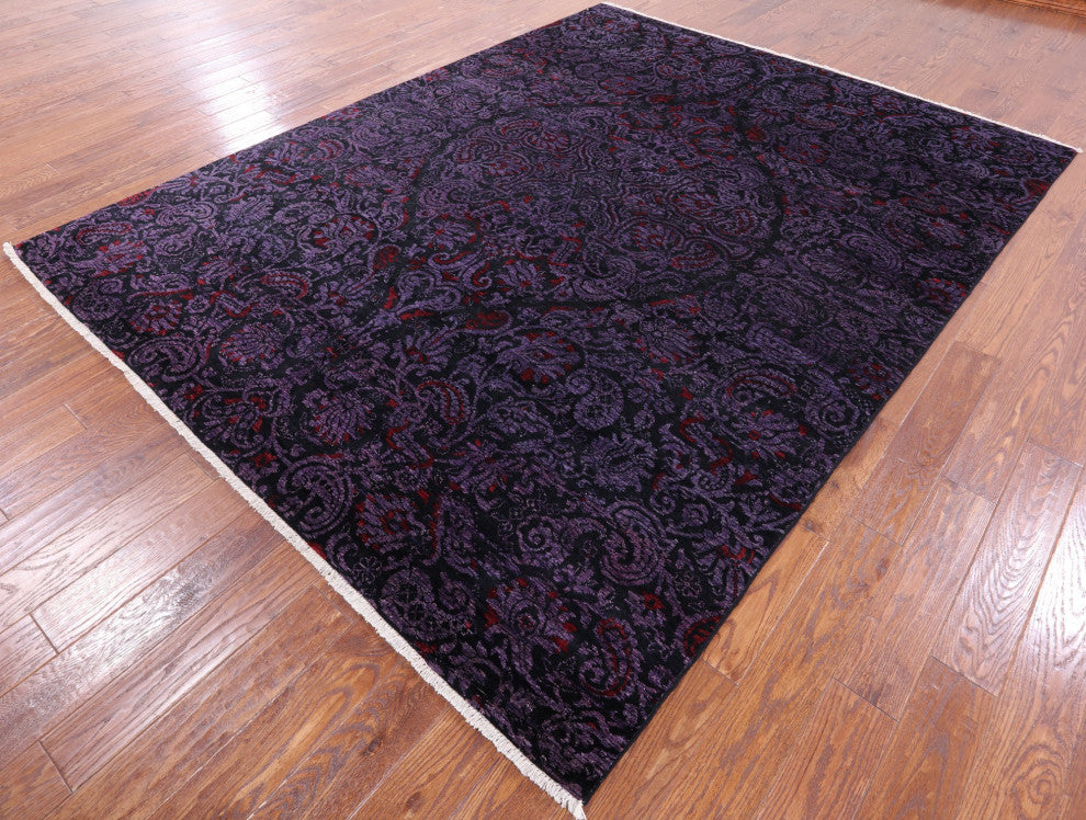 7' 10" X 10' 2" William Morris Handmade Area Rug Q6790