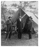 "President Lincoln, Battlefield of Antietam, Maryland, 1862" Paper Art, 20"x24"
