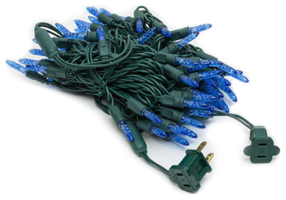 Vickerman X4G5702Tpbg 70 Blue M5 Twinkle Led, 4"X24' Christmas Light Strand