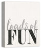 Loads of Fun Laundry Room Wall Art, 16"x20", Canvas