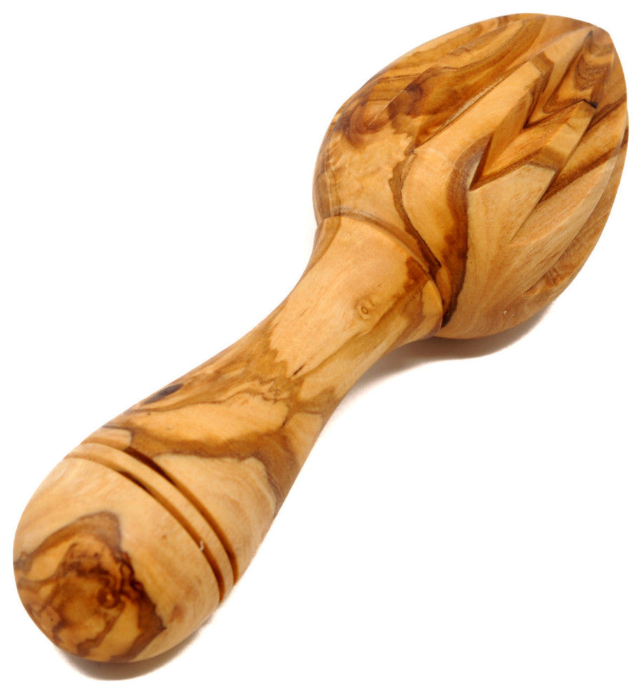 Handmade Olive Wood Lemon Reamer, Lemon and Lime Squeezer