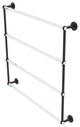 Clearview 4 Tier 36" Ladder Towel Bar with Twisted Accents, Venetian Bronze