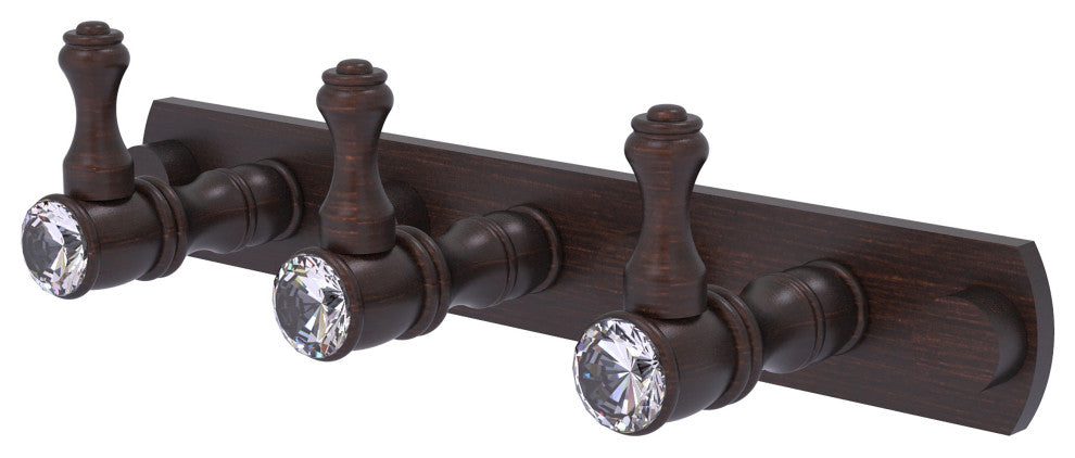 Carolina Crystal 3 Position Tie and Belt Rack, Venetian Bronze