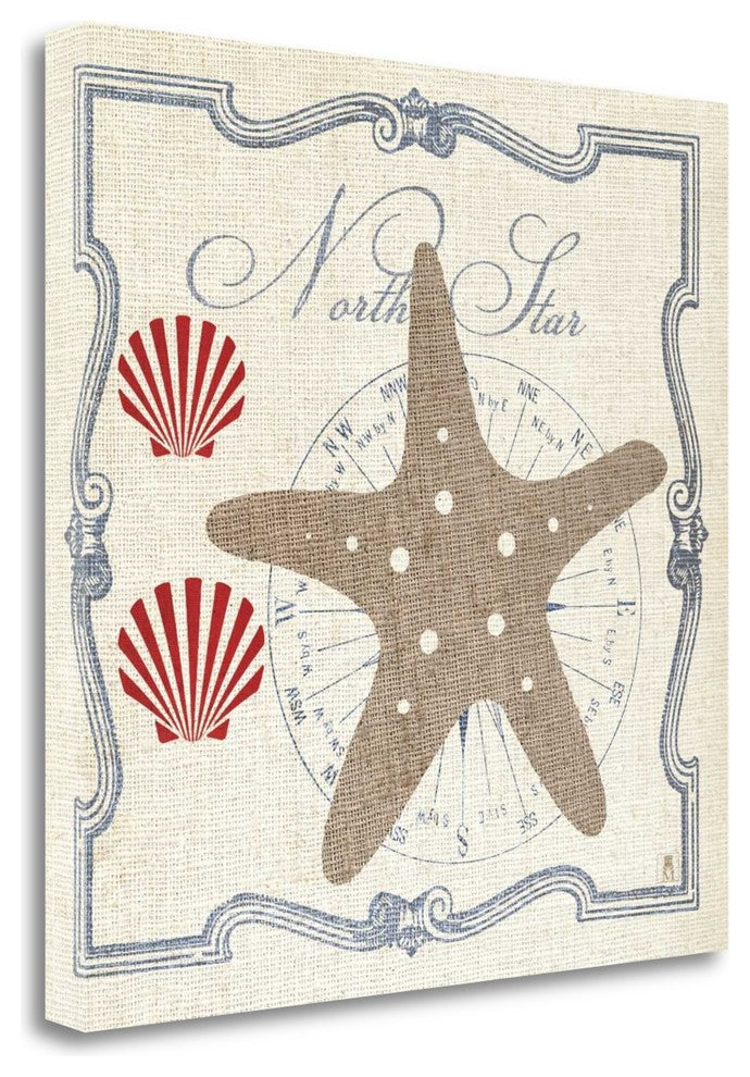 "Pacific Starfish" By Studio Mousseau, Giclee Print on Gallery Wrap Canvas