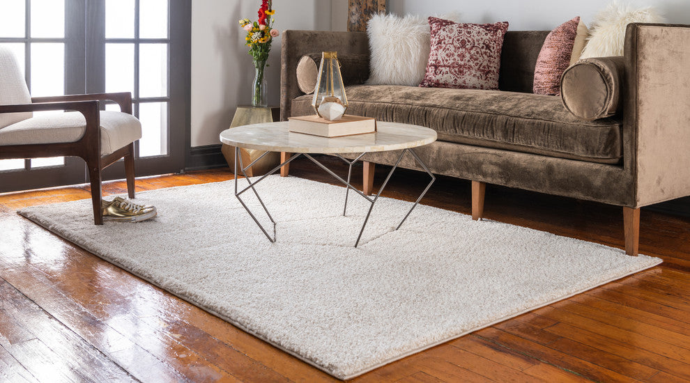 Unique Loom Ivory Calabasas Solo 2' 2 x 3' 0 Area Rug