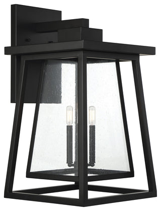 Savoy House Denver 3-Light Outdoor Wall Lantern 5-2023-BK, Matte Black