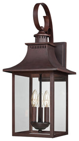 Chancellor 3-Light Outdoor Lantern, Copper Bronze