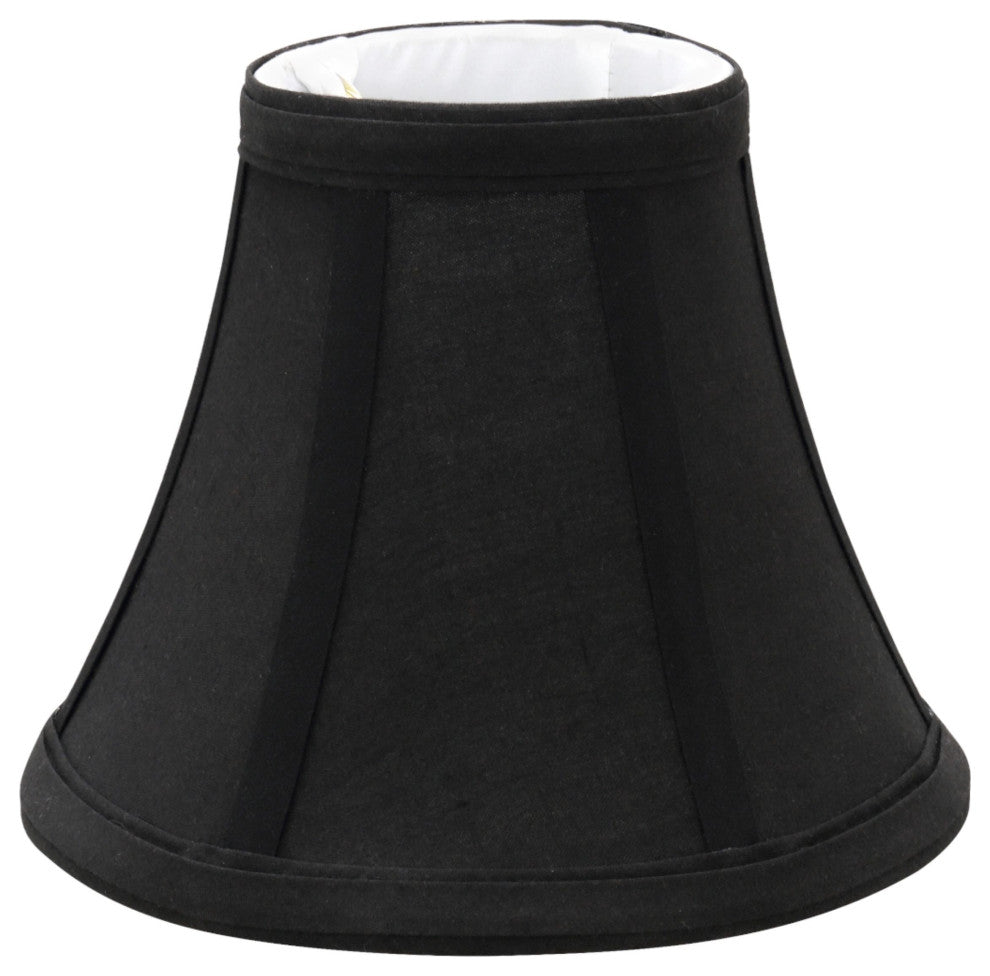 30034-2 Small Bell  Chandelier Clip On Lamp Shade Black 3"x6"x5"