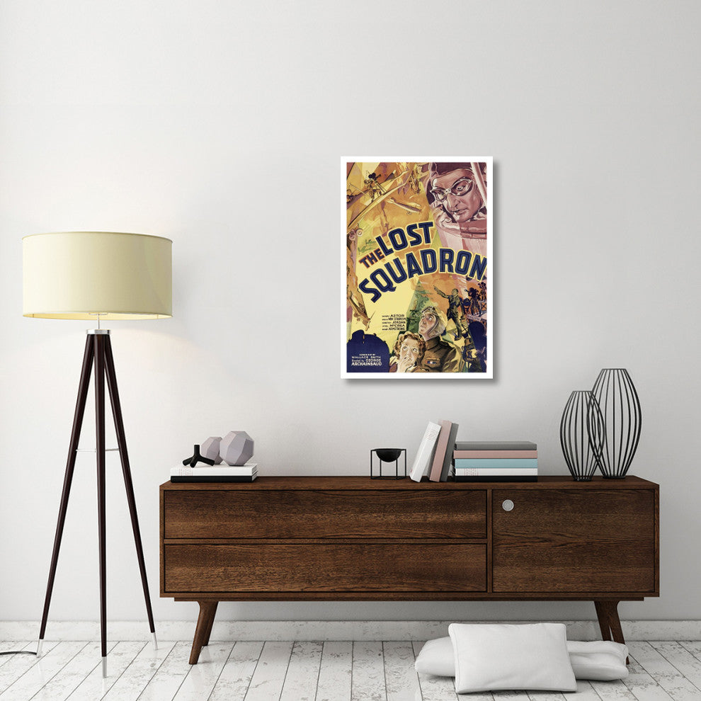 "Vintage Film Posters: Lost Squadron" Digital Paper Print, 26"x38"
