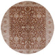 Ahgly Company Indoor Round Mid-Century Modern Area Rugs, 5' Round