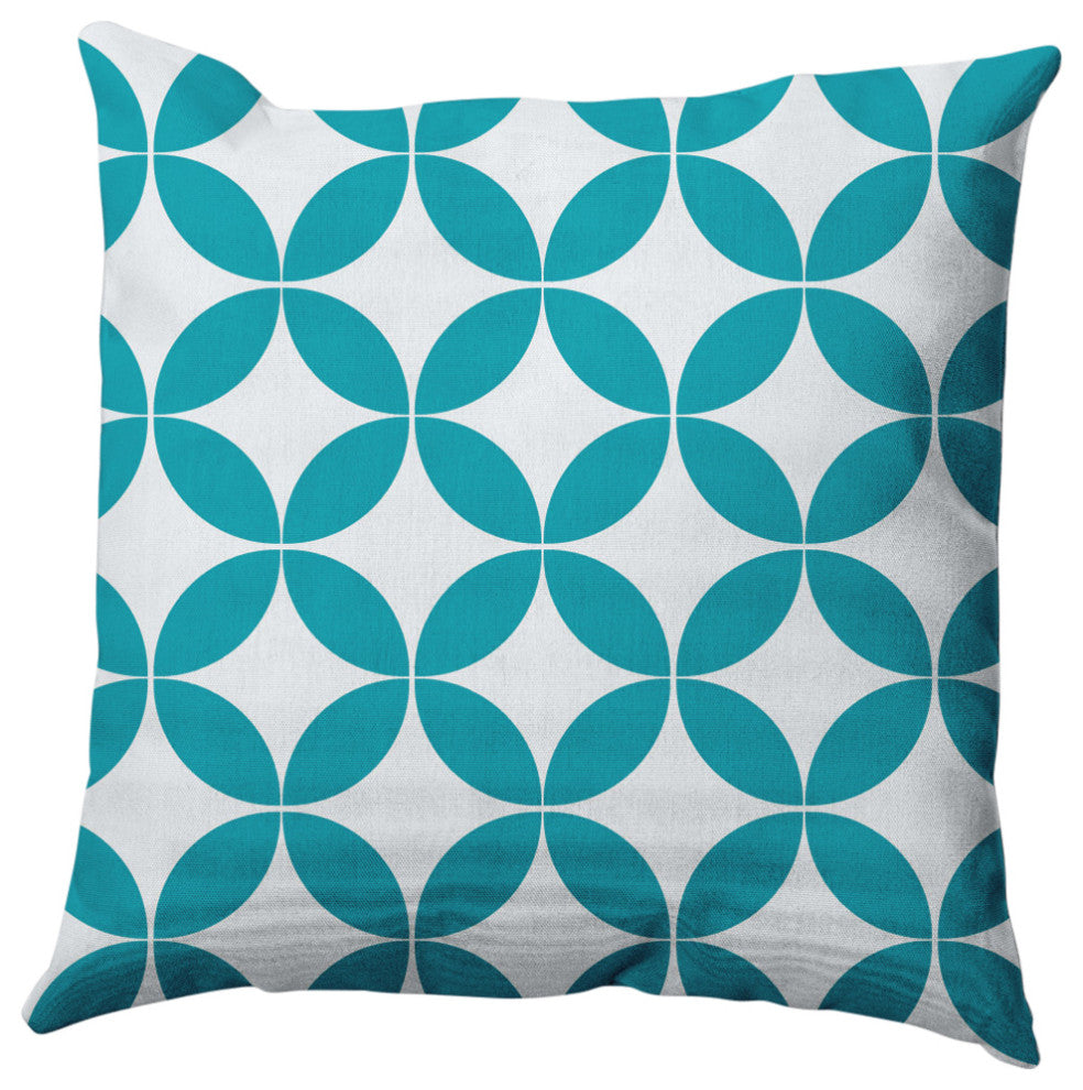 Eye Opener Decorative Throw Pillow, Explorer Blue, 20"x20"