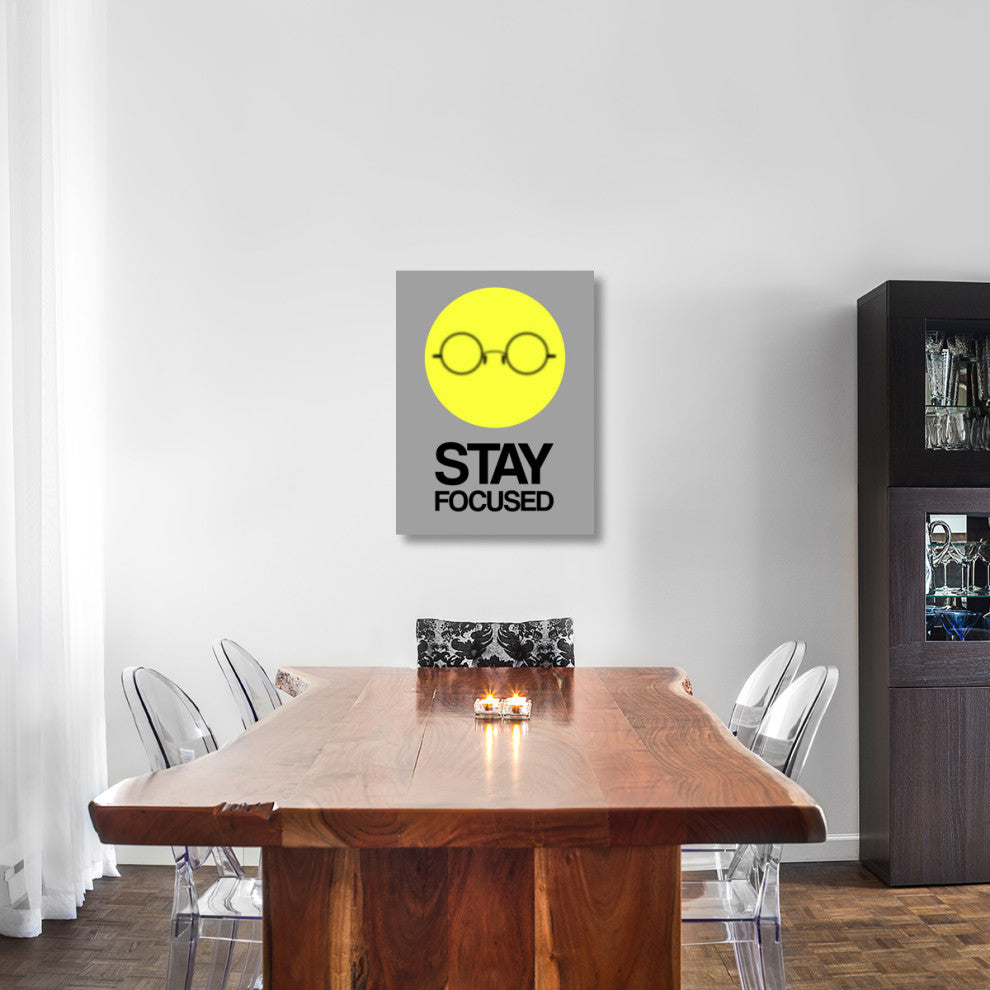 "Stay Focused Circle Poster 2" Fine Art Print