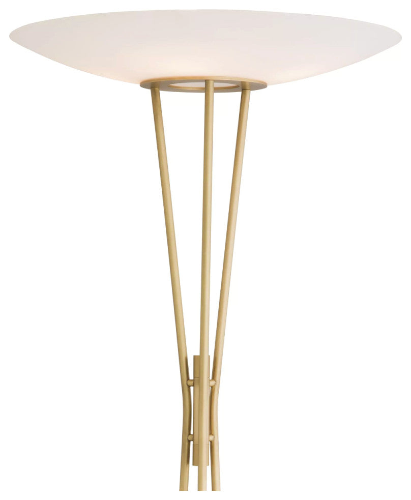 White Glass Floor Lamp | Eichholtz Collina