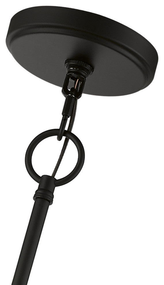 Rubix 12 Light Black Extra Large Foyer Chandelier