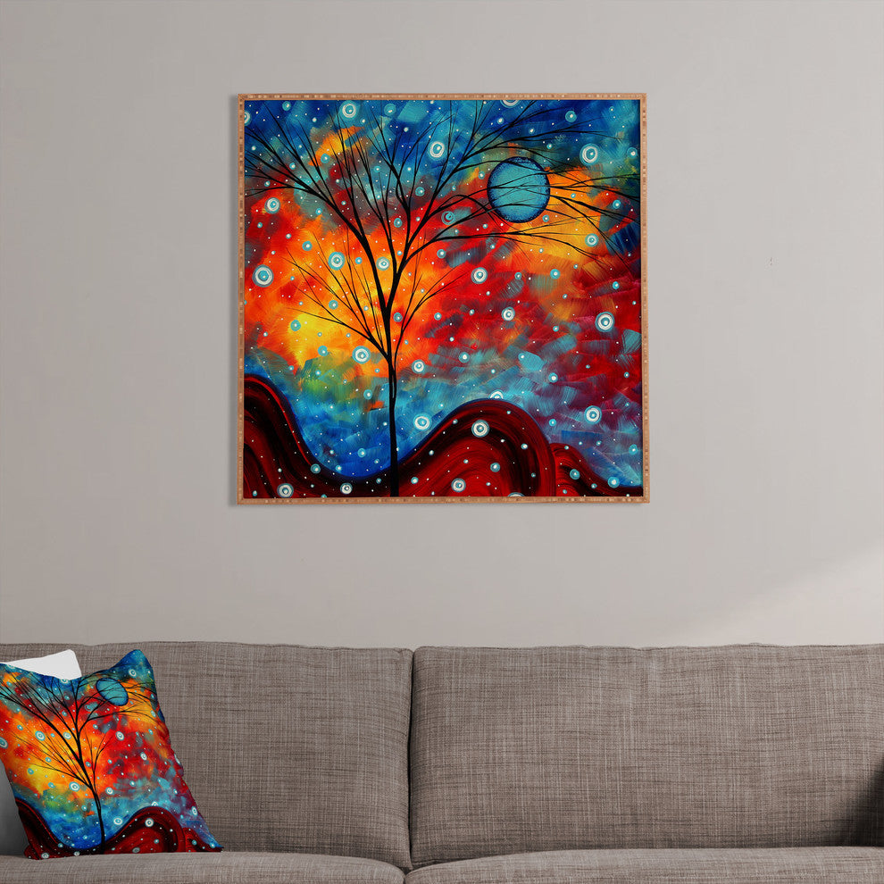 Deny Designs Madart Inc Summer Snow Framed Wall Art