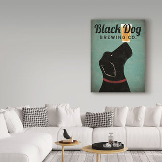 Ryan Fowler 'Black Dog Brewing Co V2' Canvas Art