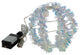6" Warm White LED Tinsel Foldable Sphere
