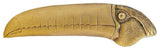 Toucan Pull Antique Brass Left Side, Antique Brass, Right