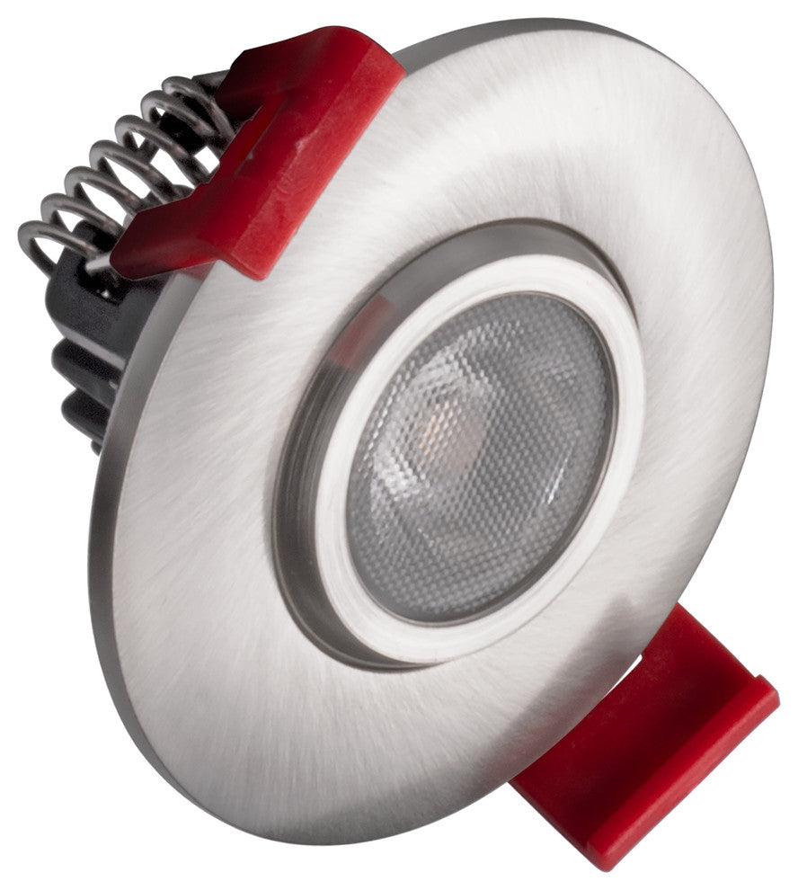 2" LED Gimbal Recessed Downlight, Nickel, 4000k