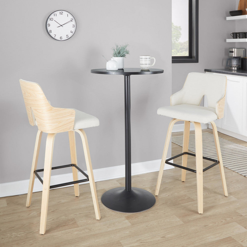 Stella 30" Fixed-Height Barstool, Set of 2