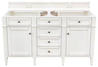 Brittany 60" Bright White Double Vanity
