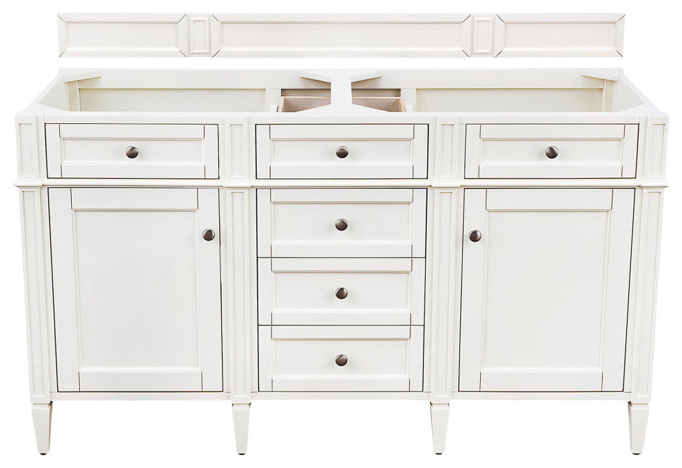 Brittany 60" Bright White Double Vanity