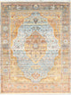 Floral Vintage Style Distressed Heat-Set Oriental Turkish Area Rug 8x10