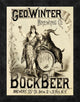 "George Winter Brewing Company"  by Vintage Booze Labels, 14x18"