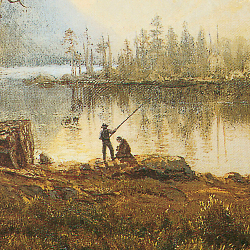 "Yosemite Valley 1863" Stretched Canvas Replica, 16"x13"