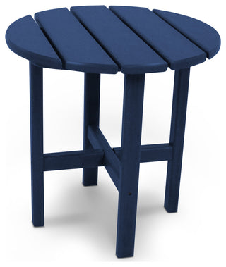 Ivy Terrace Classics 18" Round Side Table, Navy